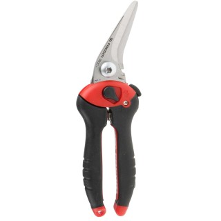 Facom Multi-Purpose 205mm Tin Snip for Rubber, Steel, Leather, Aluminium, Polyvinyl Chloride, Cardboard 980C.PB