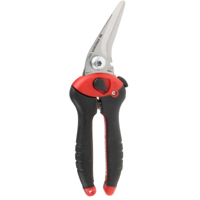 Facom Multi-Purpose 205mm Tin Snip for Rubber, Steel, Leather, Aluminium, Polyvinyl Chloride, Cardboard 980C.PB