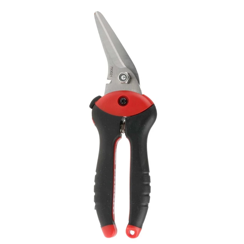 Facom Multi-Purpose 205mm Tin Snip for Rubber, Steel, Leather, Aluminium, Polyvinyl Chloride, Cardboard 980C.PB