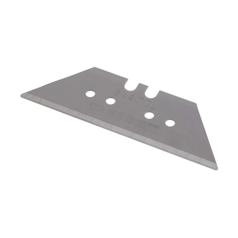 Facom Flat Safety Knife Blade 19 mm, Heavy Duty, 60 mm Length, 0.65 mm Thickness, 10 Pieces 844.TTL10