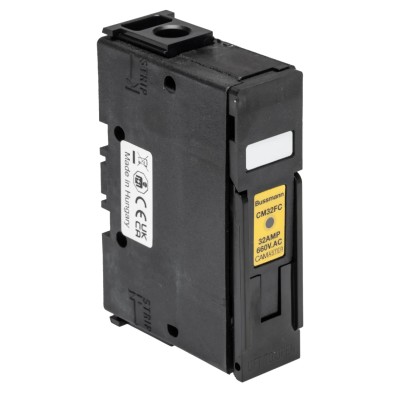 Eaton 32A Rail Mount Fuse Holder, 1P-Pole, 660V AC CM32FC