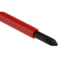 Facom Insulated Screwdriver with PH1 Tip, 100 mm Blade, VDE/1000V Approved, 210 mm Overall ATP1X100VE