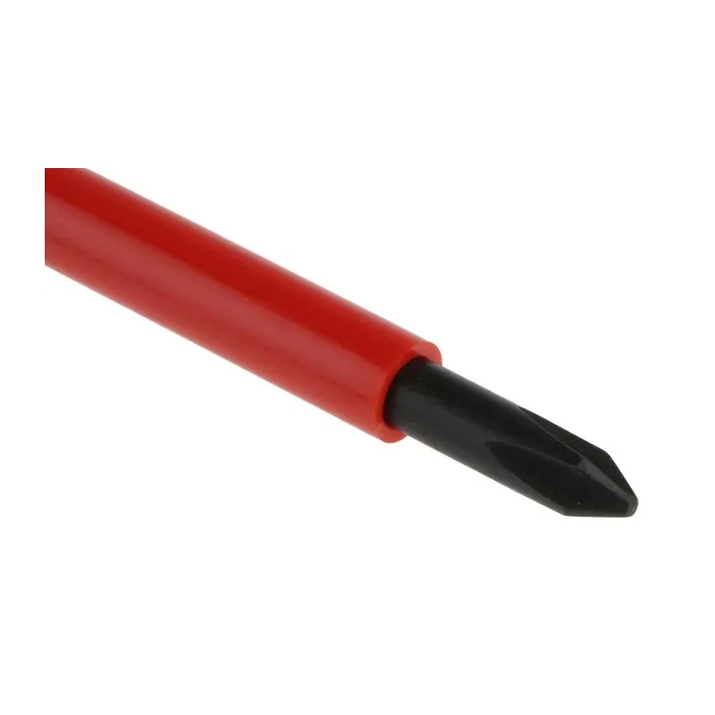Facom Insulated Screwdriver with PH1 Tip, 100 mm Blade, VDE/1000V Approved, 210 mm Overall ATP1X100VE