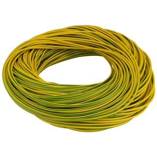 HellermannTyton Polyvinyl Chloride Green Yellow Cable Sleeve 100m Length 3-20mm Diameter 172-02021 PVC30-PVC-GNYE