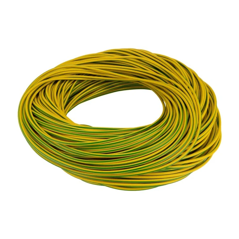 HellermannTyton Polyvinyl Chloride Green Yellow Cable Sleeve 100m Length 3-20mm Diameter 172-02021 PVC30-PVC-GNYE