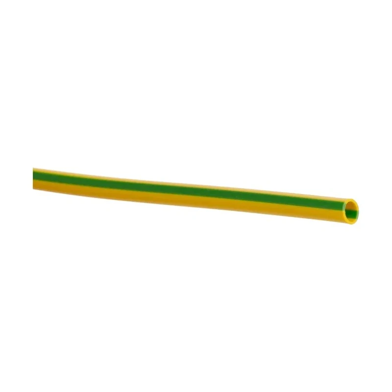 HellermannTyton Polyvinyl Chloride Green Yellow Cable Sleeve 100m Length 3-20mm Diameter 172-02021 PVC30-PVC-GNYE