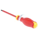 Facom Insulated Screwdriver PH2 Tip 125 mm Blade VDE 1000V Approved Bi-Material Grip 245mm Overall ATP2X125VE
