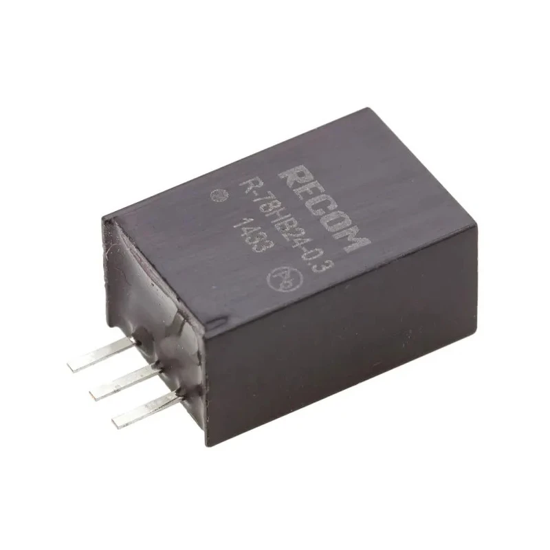 Recom Through Hole Switching Regulator 24V DC Output Voltage 72V DC Max Input, 300mA Output Current, 8W Power R-78HB24-0.3
