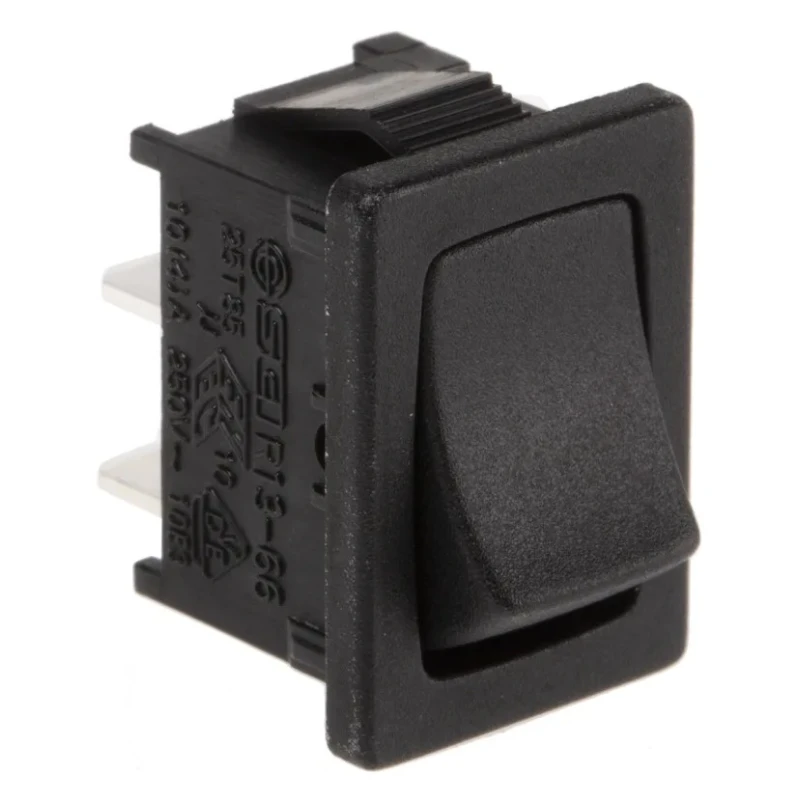 RS PRO SPST On-Off On-Off Rocker Switch Panel Nylon Housing 16A 28V DC 250V AC 419-732