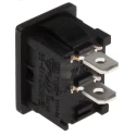 RS PRO SPST On-Off On-Off Rocker Switch Panel Nylon Housing 16A 28V DC 250V AC 419-732