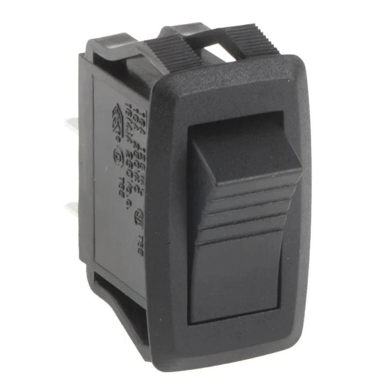 RS PRO SPST On-Off On-Off Rocker Switch Panel Nylon Housing IP66 16A 250V ac 28V dc 419-738