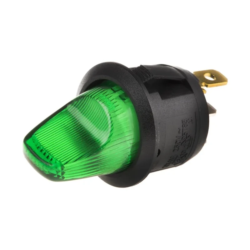 RS PRO Toggle Switch Panel Mount On-Off SPST Tab Terminal 12 V dc 250 V ac 419-855