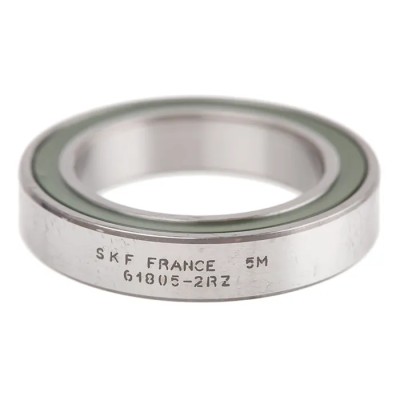 SKF Single Row Deep Groove Ball Bearing 25 mm Inside Diameter 37 mm Outside Diameter 7 mm Race Width Shielded Cage 61805-2RZ