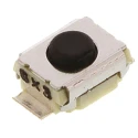 Omron IP40 Black Tactile Switch Tactile 2.5 mm SPST 50mA 24 V dc PCB B3U1000P