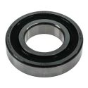 SKF Single-Row Deep Groove Ball Bearing, 40 mm ID, 80 mm OD, 18 mm Width, Sealed, Sheet Metal Cage 6208-2RS1