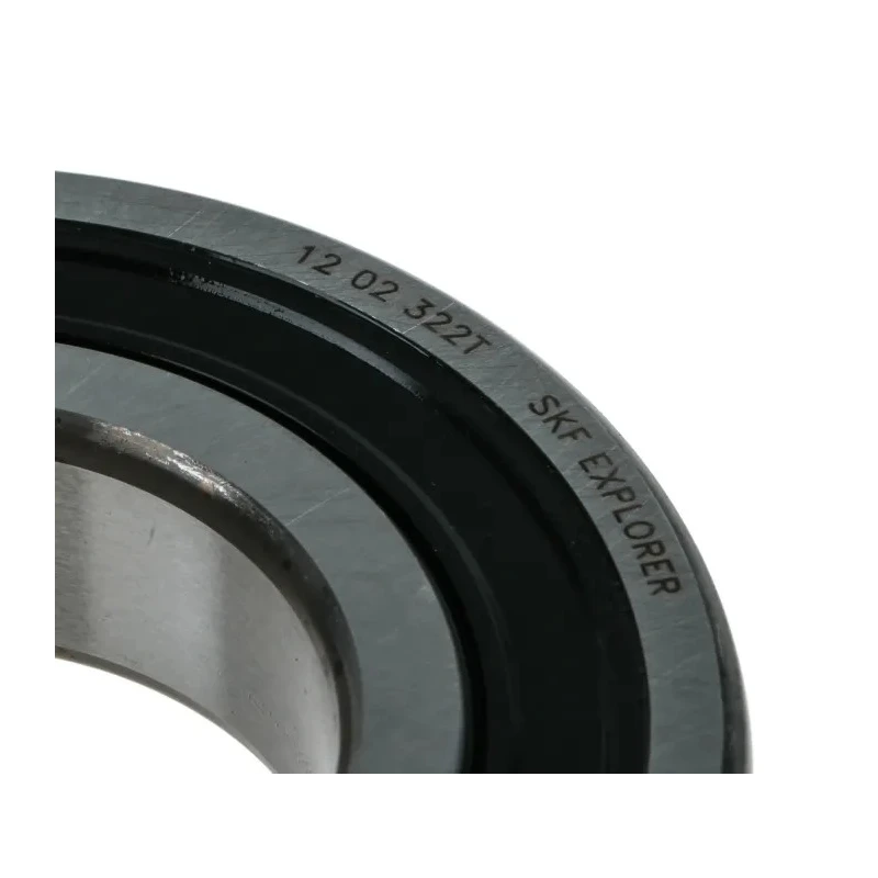 SKF Single-Row Deep Groove Ball Bearing, 40 mm ID, 80 mm OD, 18 mm Width, Sealed, Sheet Metal Cage 6208-2RS1