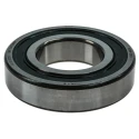 SKF Single-Row Deep Groove Ball Bearing, 40 mm ID, 80 mm OD, 18 mm Width, Sealed, Sheet Metal Cage 6208-2RS1