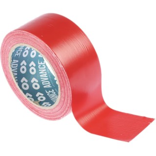 Advance Tapes Red Polyvinyl Chloride Hazard Tape 50mm x 33m 0.14mm Thickness AT8