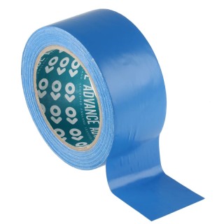 Advance Tapes Blue Polyvinyl Chloride Hazard Tape 50mm x 33m 0.14mm Thickness AT8