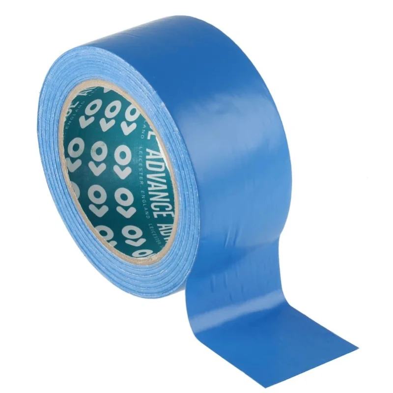 Advance Tapes Blue Polyvinyl Chloride Hazard Tape 50mm x 33m 0.14mm Thickness AT8