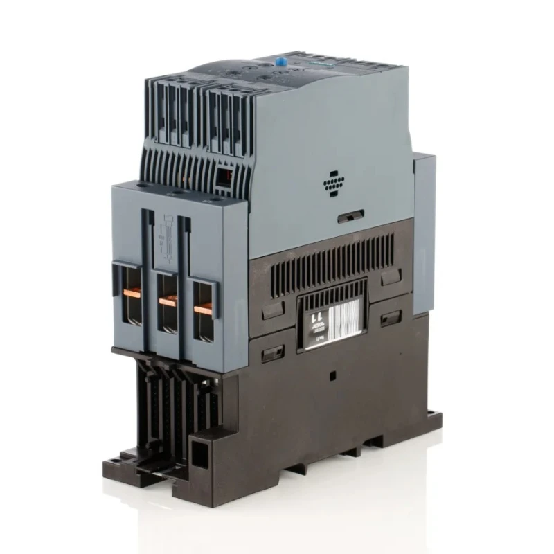 Siemens 3 Phase Soft Starter 480V AC, 55 kW Power Rating, Chassis Mount IP00 3RW4047-1BB14