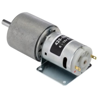 RS PRO Brushed Geared DC Geared Motor 12V DC 7.8W 4 RPM 59 Ncm Torque 6mm Shaft Diameter 420-592
