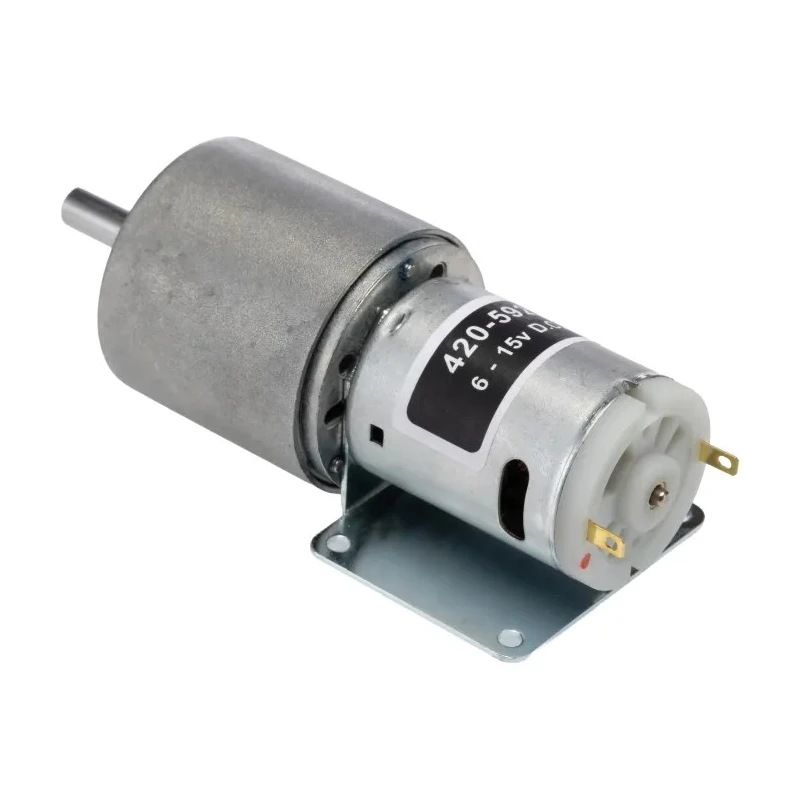 RS PRO Brushed Geared DC Geared Motor 12V DC 7.8W 4 RPM 59 Ncm Torque 6mm Shaft Diameter 420-592