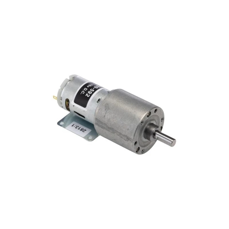 RS PRO Brushed Geared DC Geared Motor 12V DC 7.8W 4 RPM 59 Ncm Torque 6mm Shaft Diameter 420-592