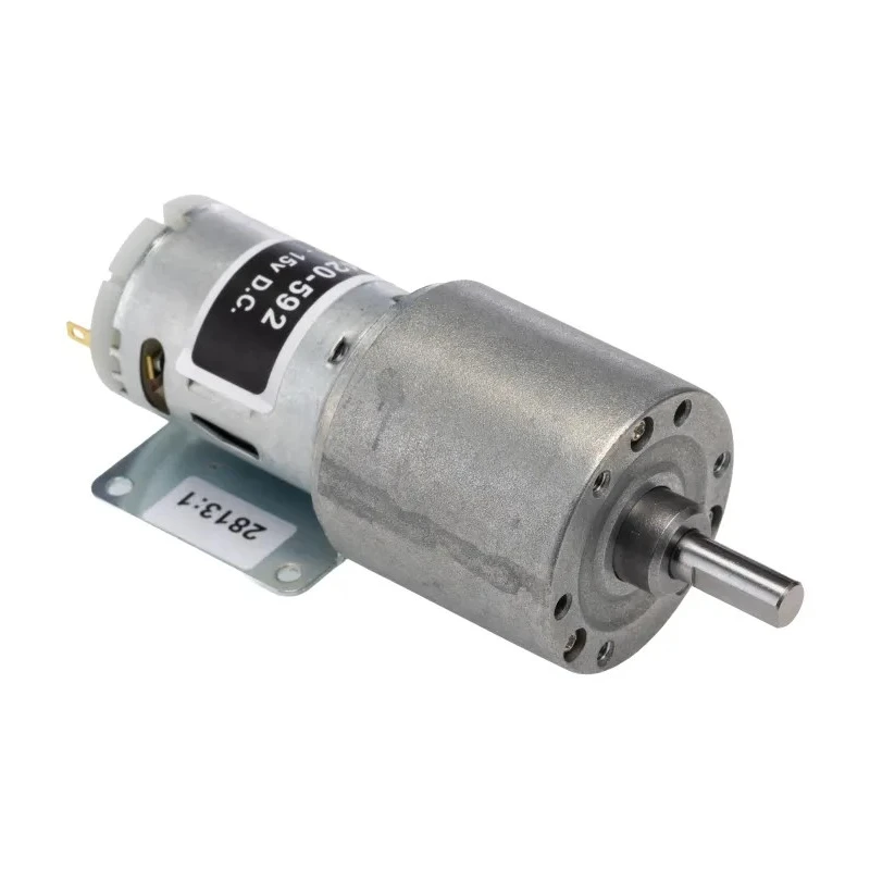 RS PRO Brushed Geared DC Geared Motor 12V DC 7.8W 4 RPM 59 Ncm Torque 6mm Shaft Diameter 420-592