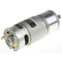 RS PRO Brushed Geared DC Geared Motor 12V DC 41.3 W 1750 rpm 29 Ncm 8 mm Shaft Diameter 420-631
