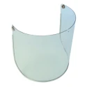 JSP Clear Polycarbonate Visor Full Face with Chin Guard Resistant to Impact, Molten Metal, Anti-Fog Coating ANA060-330-000