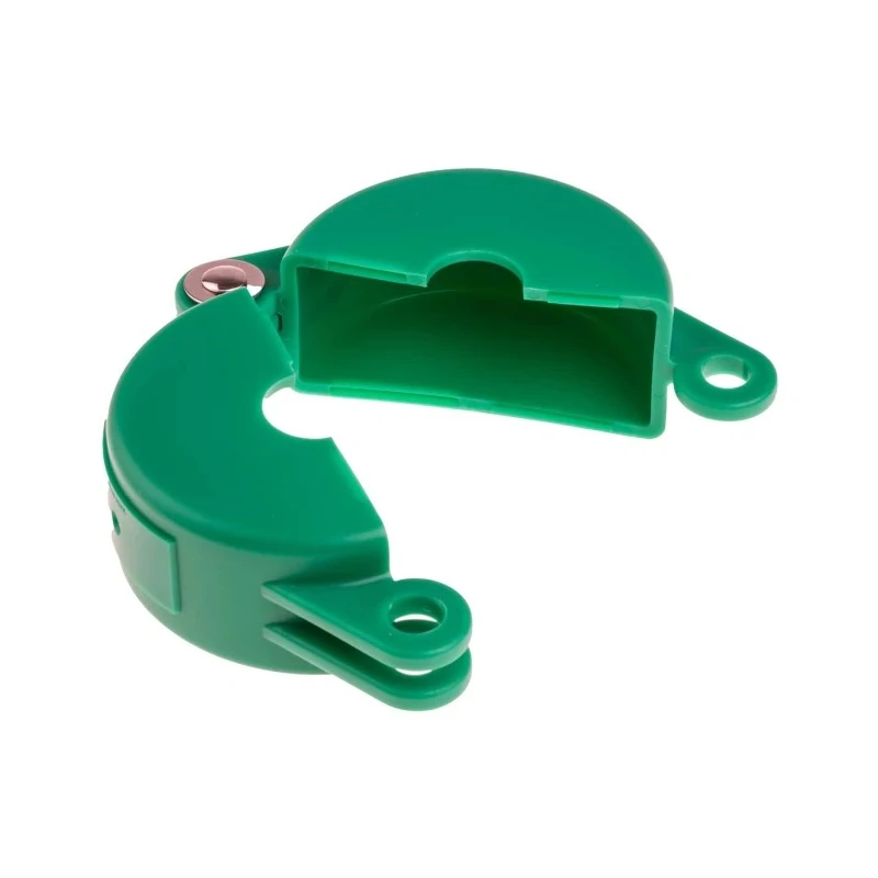 Brady Polypropylene Gate Valve Lockout Green 9.53 mm Shackle Diameter GATE VALVE LOCKOUTS GVLO 1-2.5 GREEN