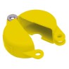 Brady Yellow 1-Lock Polypropylene Gate Valve Lockout with 9.53 mm Shackle Diameter GATE VALVE LOCKOUTS GVLO 5-6.5 YELLOW