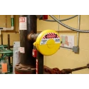 Brady Yellow 1-Lock Polypropylene Gate Valve Lockout with 9.53 mm Shackle Diameter GATE VALVE LOCKOUTS GVLO 5-6.5 YELLOW