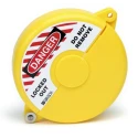 Brady Yellow 1-Lock Polypropylene Gate Valve Lockout with 9.53 mm Shackle Diameter GATE VALVE LOCKOUTS GVLO 5-6.5 YELLOW