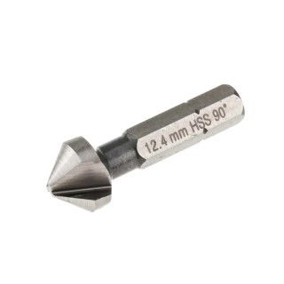 RS PRO High Speed Steel Drill Bit 12.4mm Head Diameter, 3 Flutes, 90° Countersink Angle, 36mm Overall Length 423-816