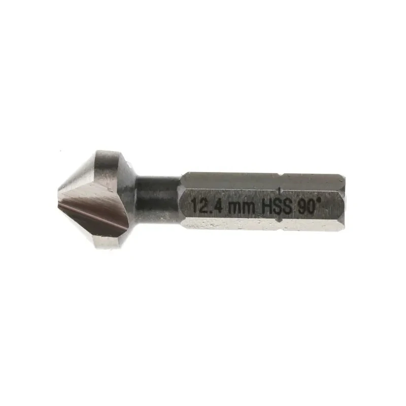 RS PRO High Speed Steel Drill Bit 12.4mm Head Diameter, 3 Flutes, 90° Countersink Angle, 36mm Overall Length 423-816