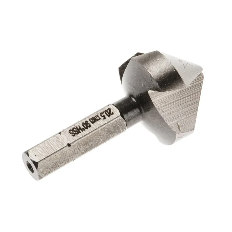 RS PRO High Speed Steel Countersink Drill Bit 20.5 mm Head Diameter, 3 Flutes, 90° Angle, 43 mm Length 423-822