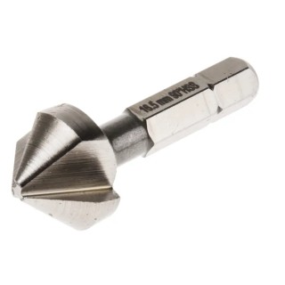 RS PRO High Speed Steel Drill Bit, 16.5 mm Head Diameter, 3 Flutes, 90° Angle, 40 mm Length, 7.15 mm Shank Diameter 423-826