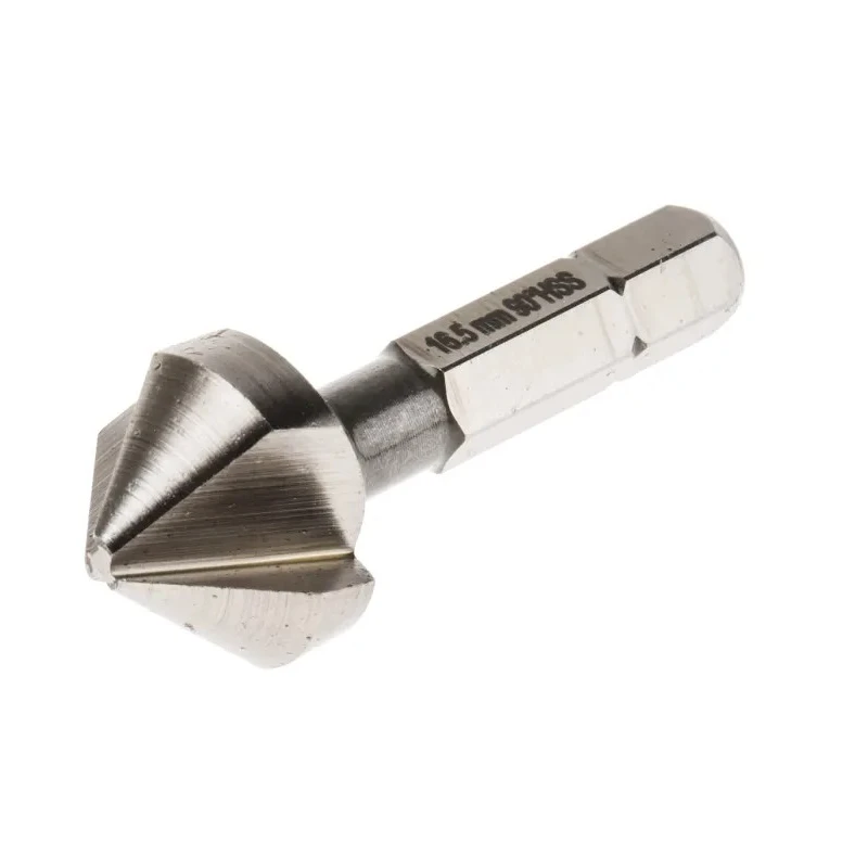 RS PRO High Speed Steel Drill Bit, 16.5 mm Head Diameter, 3 Flutes, 90° Angle, 40 mm Length, 7.15 mm Shank Diameter 423-826