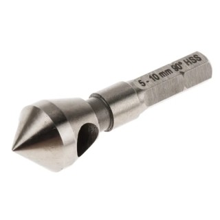 RS PRO HSS Drill Bit 14 mm Head Diameter 90° Countersink Angle, 48 mm Length, 7.15 mm Shank Diameter 423-848