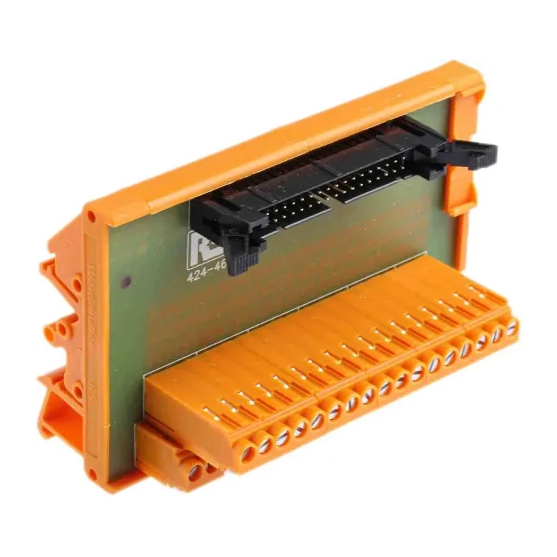 RS PRO 34-Contact Interface Module IDC Connector DIN Rail Mount 50V 1A Model 424-462
