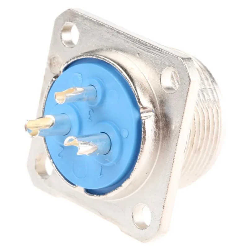 Jaeger Circular Connector 3 Contacts Panel Mount Socket Male IP50, IP54 0383 510 06