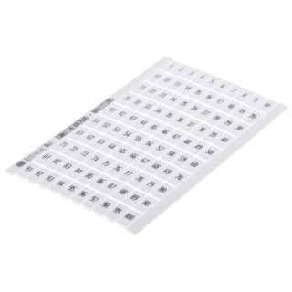 Entrelec RC Polyamide Marker Card for Use with Terminal Block 1SNA233030R2600