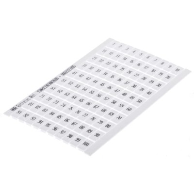 Entrelec RC Polyamide Marker Card for Use with Terminal Block 1SNA233030R2600