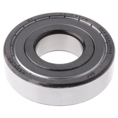 SKF Single Row Deep Groove Ball Bearing 30 mm ID, 72 mm OD, 19 mm Race Width, Shielded 6306-2Z