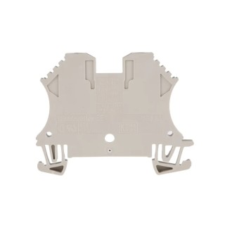 Weidmüller WDU Series Feed Through Terminal Block Dark Beige 2.5mm² 1-Level Screw ATEX 1020000000