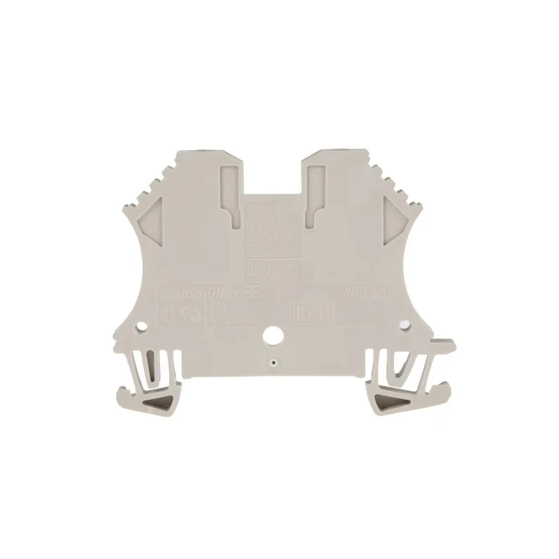 Weidmüller WDU Series Feed Through Terminal Block Dark Beige 2.5mm² 1-Level Screw ATEX 1020000000