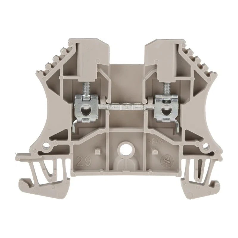 Weidmüller WDU Series Feed Through Terminal Block Dark Beige 2.5mm² 1-Level Screw ATEX 1020000000