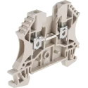 Weidmüller WDU Series Feed Through Terminal Block Dark Beige 2.5mm² 1-Level Screw ATEX 1020000000